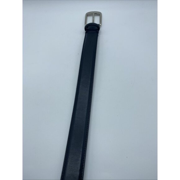 Men's Black Genuine Leather Belt Size 32 | 1 1/8" Wide | Style 8221 | Classic Fi - Picture 5 of 14